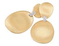 Orecchini Marco Bicego Donna Lunaria in Oro giallo Diamante 0.036 Ct OB1460_B - OB1460_B